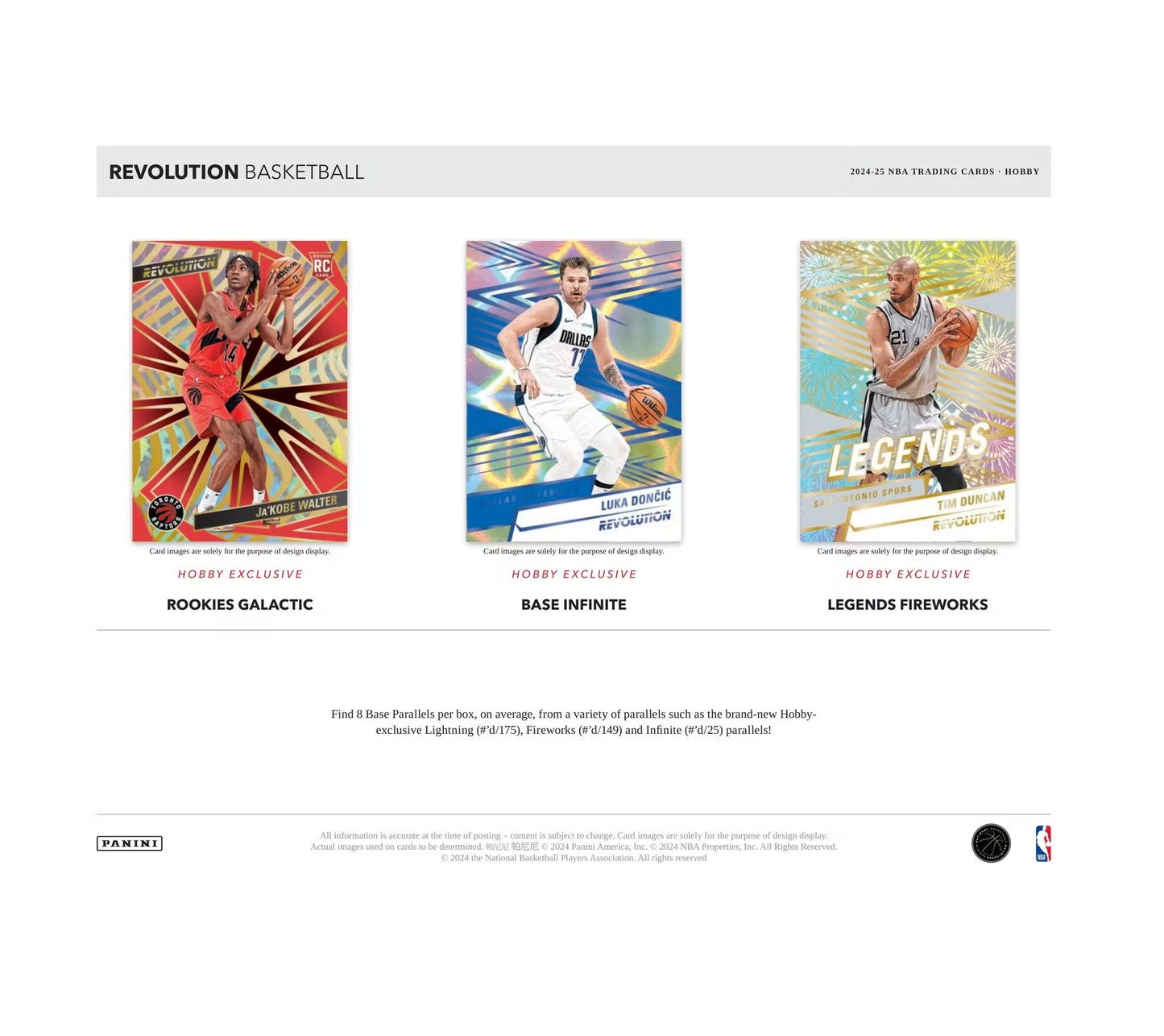 2024-25 Panini Revolution Basketball Hobby 8-Box Case