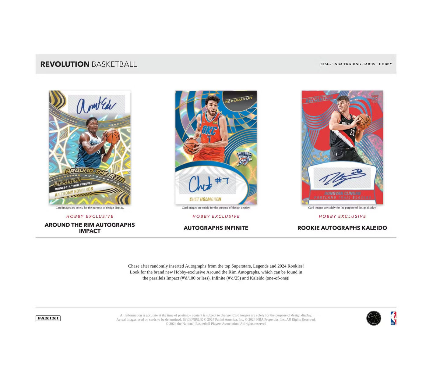 2024-25 Panini Revolution Basketball Hobby 8-Box Case