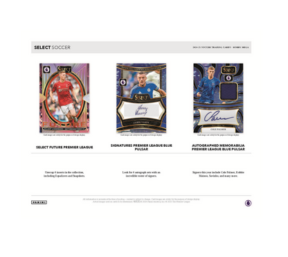 2024-25 Panini Select Premier League Soccer Hobby Mega Box