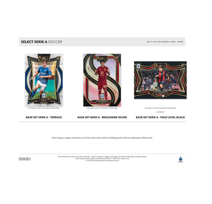 2024-25 Panini Select Serie A Soccer Hobby Pack
