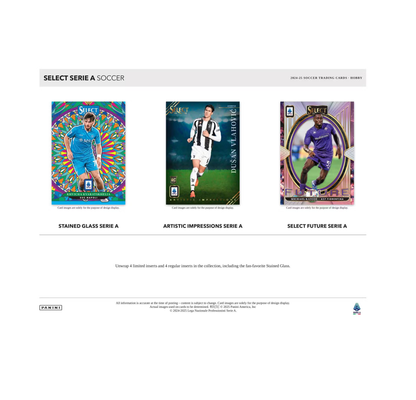 2024-25 Panini Select Serie A Soccer Hobby Pack