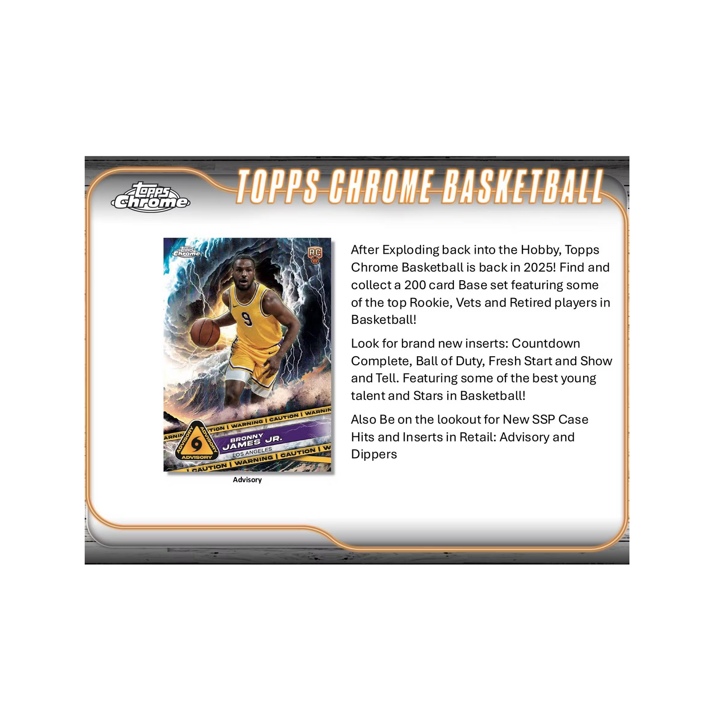 2024-25 Topps Chrome Basketball Blaster Box