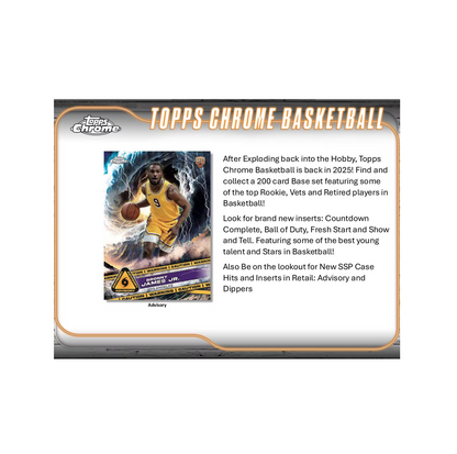 2024-25 Topps Chrome Basketball Blaster Box