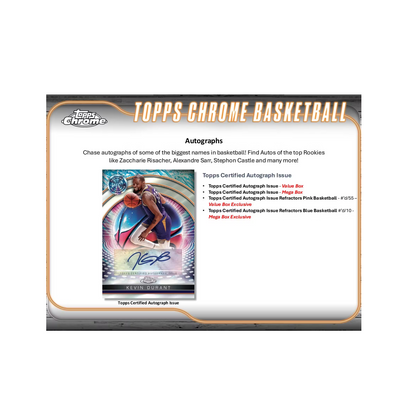 2024-25 Topps Chrome Basketball Blaster Box