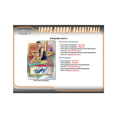 2024-25 Topps Chrome Basketball Mega Box