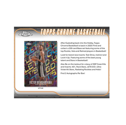 2024-25 Topps Chrome Basketball Breaker's Delight 10-Box Case
