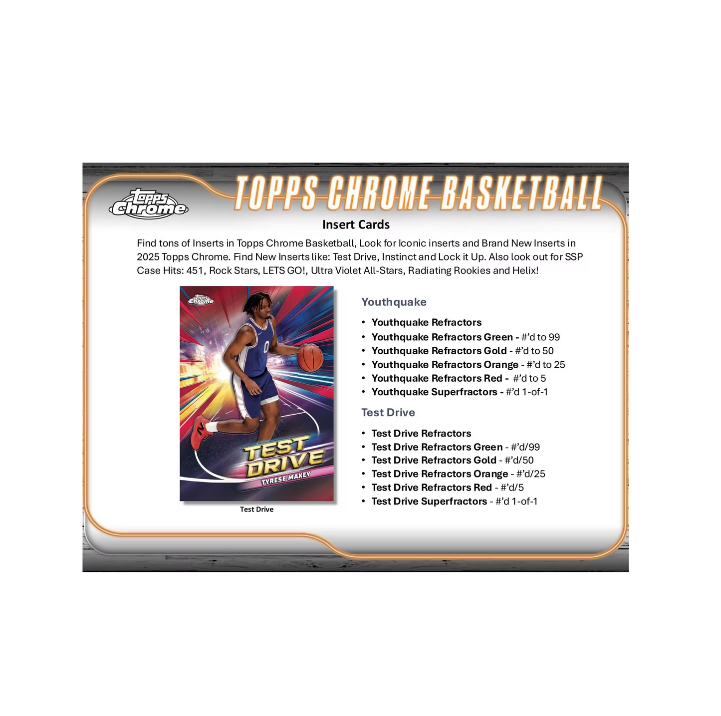 2024-25 Topps Chrome Basketball Breaker's Delight 10-Box Case