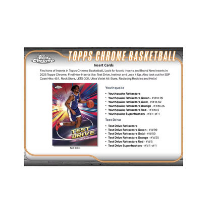 2024-25 Topps Chrome Basketball Breaker's Delight 10-Box Case