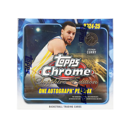 2024-25 Topps Chrome Basketball Sapphire Edition Box