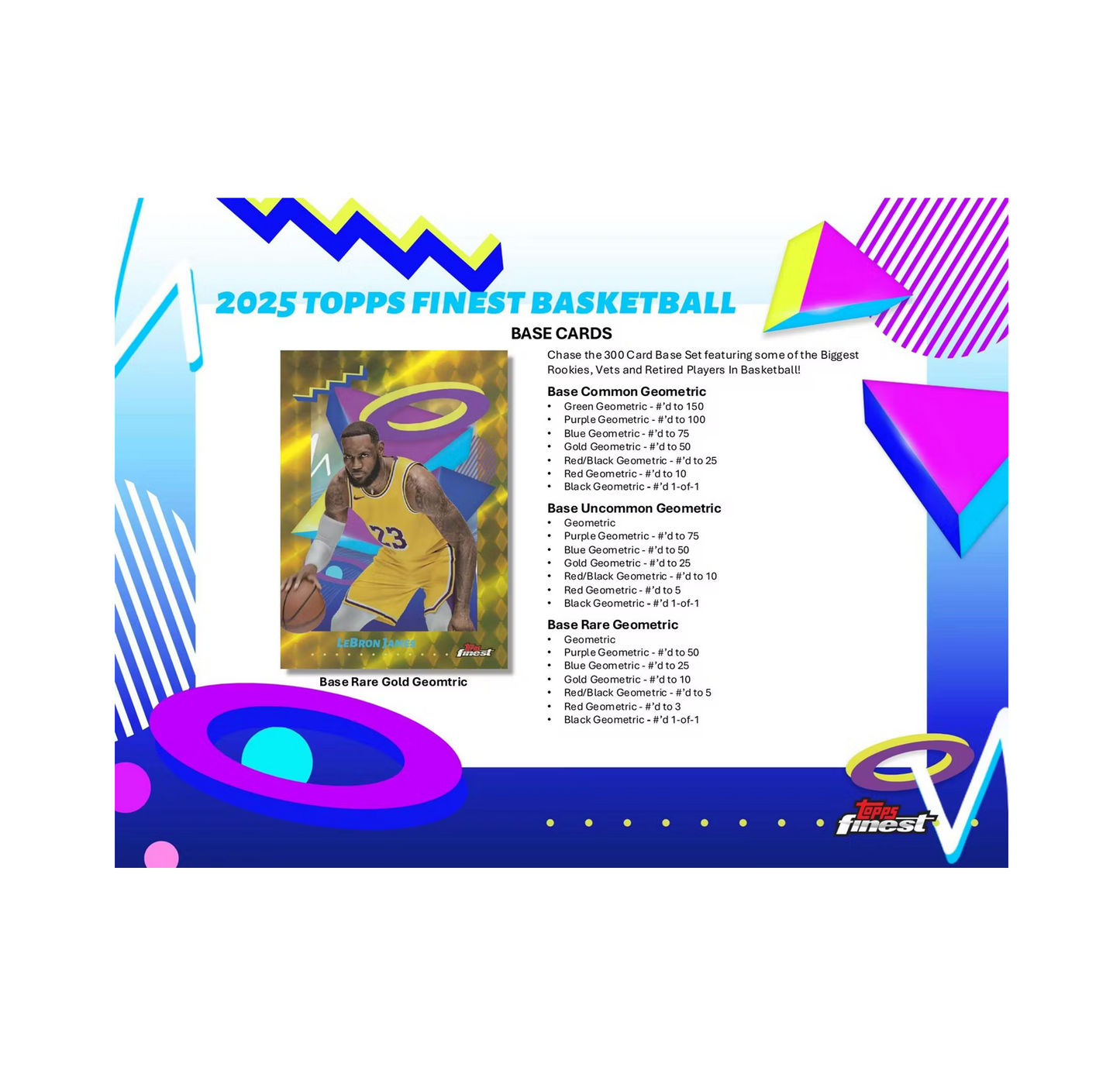 2024-25 Topps Finest Basketball Breaker's Delight Box