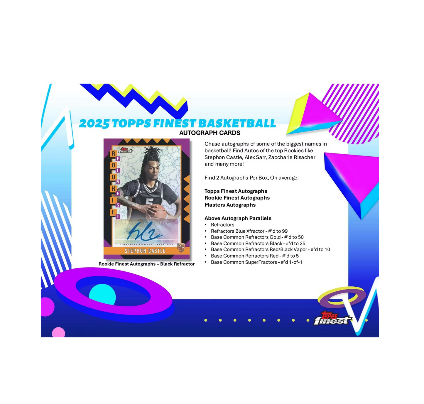 2024-25 Topps Finest Basketball Hobby Box