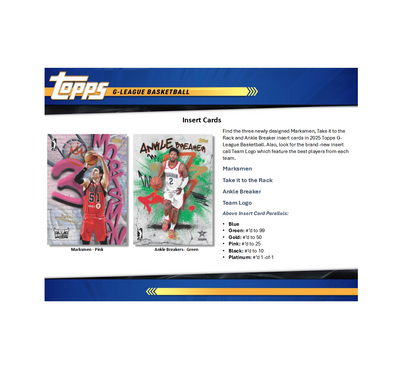 2024-25 Topps G-League Basketball Hobby Box