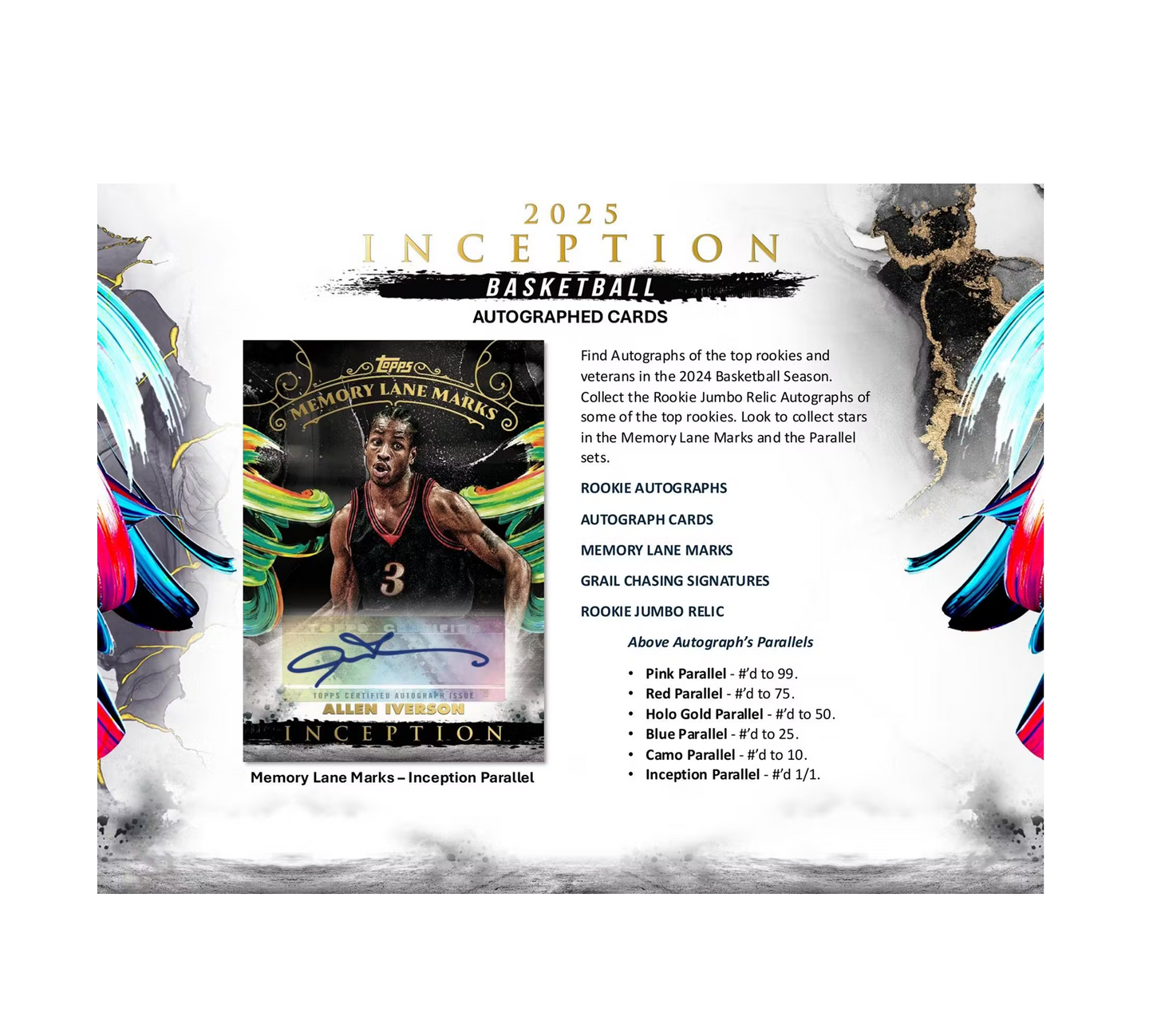 2024-25 Topps Inception Basketball Hobby Box