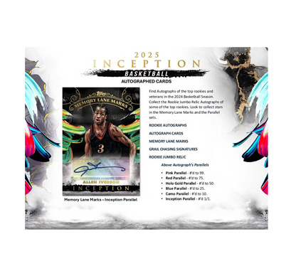 2024-25 Topps Inception Basketball Hobby Box