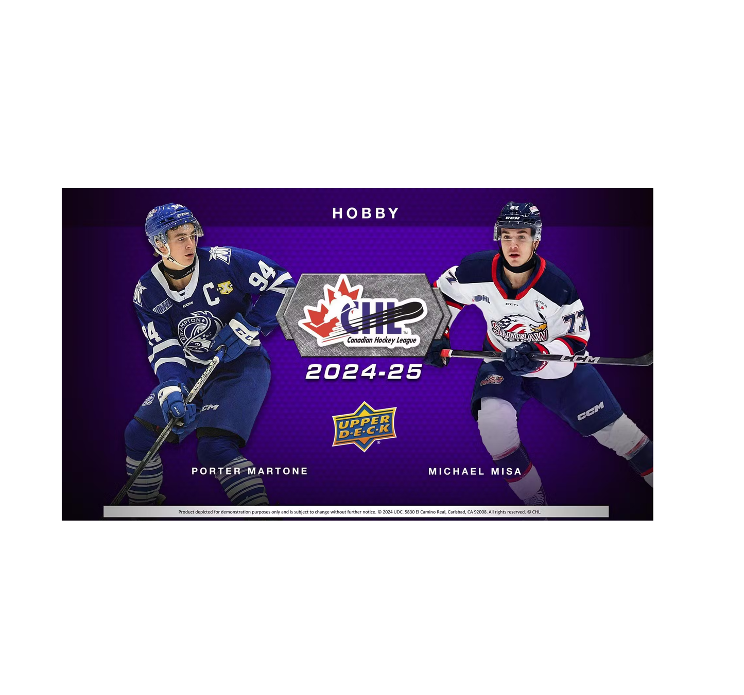 2024-25 Upper Deck CHL Hockey Hobby 20-Box Case