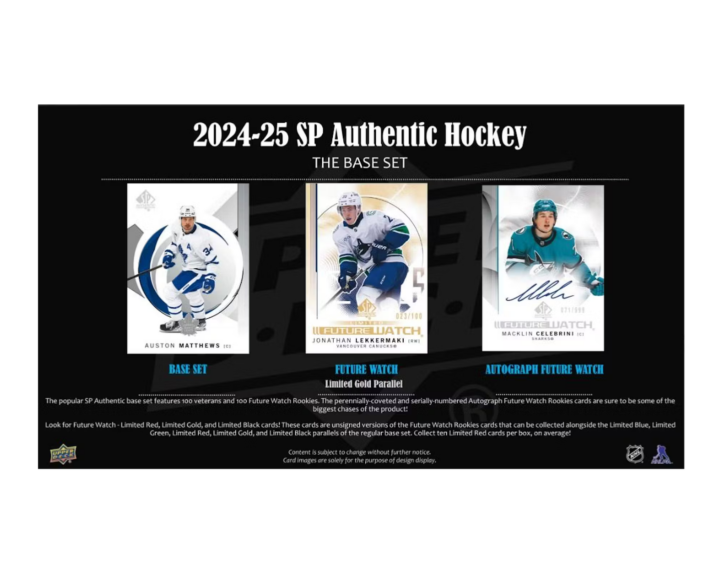 2024-25 Upper Deck SP Authentic Hockey Hobby Pack