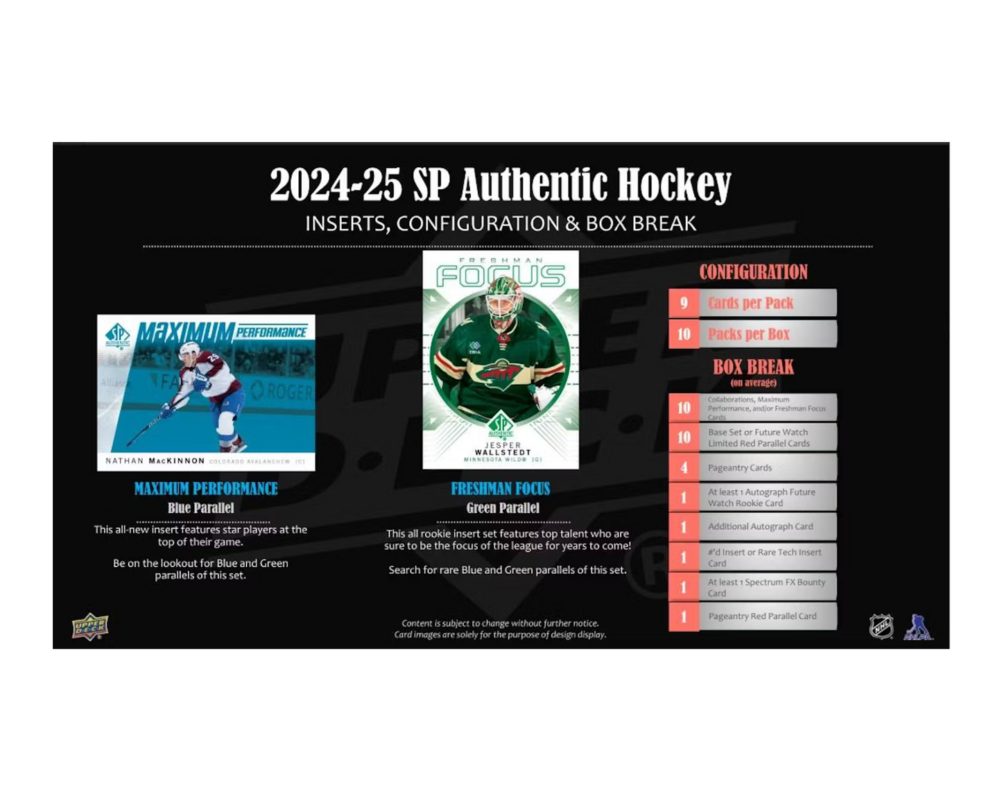 2024-25 Upper Deck SP Authentic Hockey Hobby Pack
