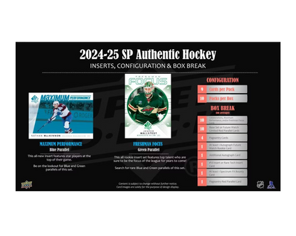 2024-25 Upper Deck SP Authentic Hockey Hobby Pack