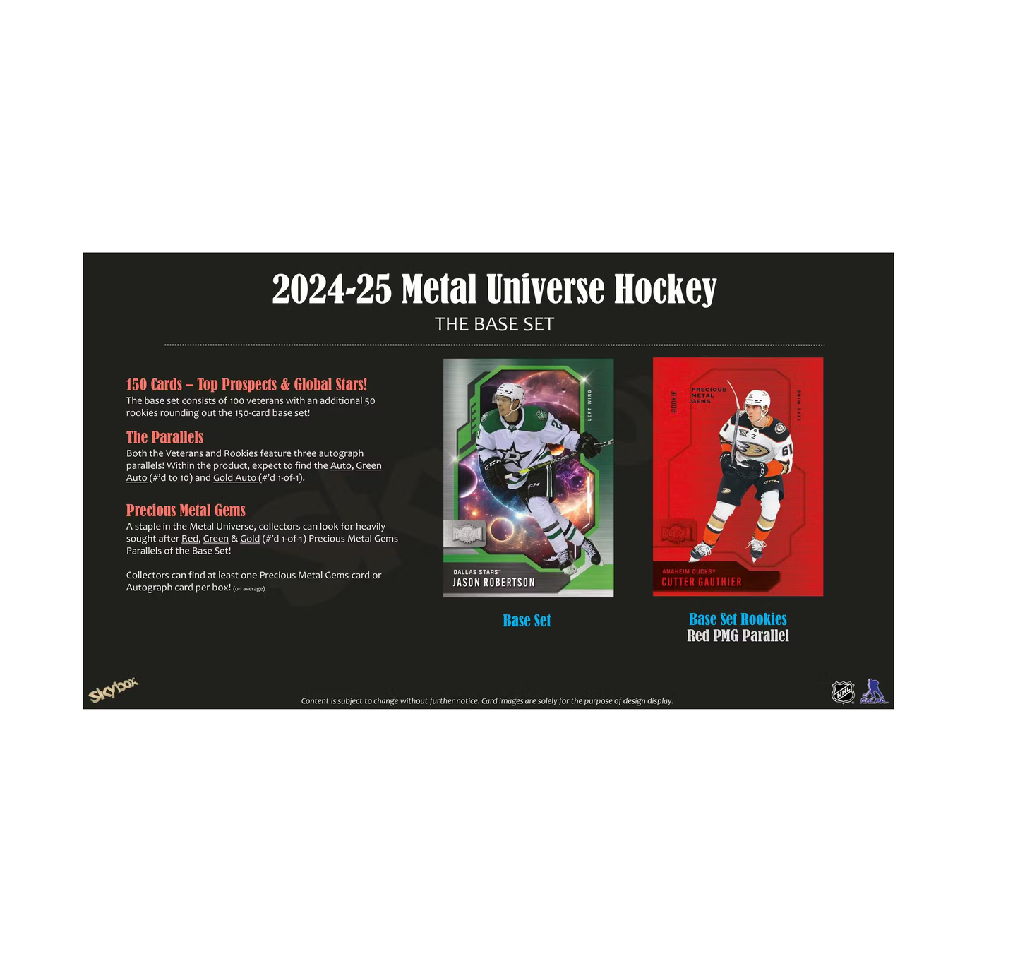 2024-25 Upper Deck Skybox Metal Universe Hockey Hobby Pack