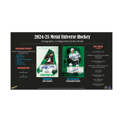2024-25 Upper Deck Skybox Metal Universe Hockey Hobby Box