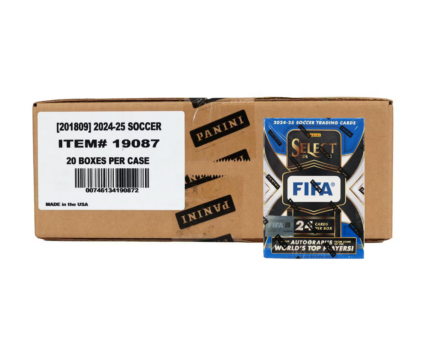 2024-25 Panini Select FIFA Soccer Hobby Blaster 20-Box Case