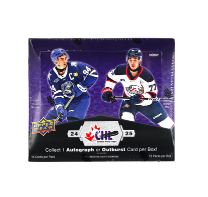 2024-25 Upper Deck CHL Hockey Hobby 20-Box Case