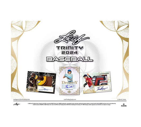 2024 Leaf Trinity Baseball Hobby Box