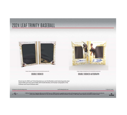 2024 Leaf Trinity Baseball Hobby Box