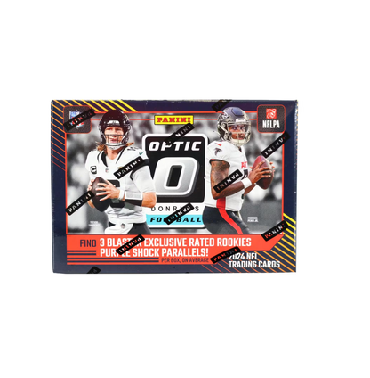 2024 Panini Donruss Optic Football Blaster 20-Box Case (Purple Shock Parallels)