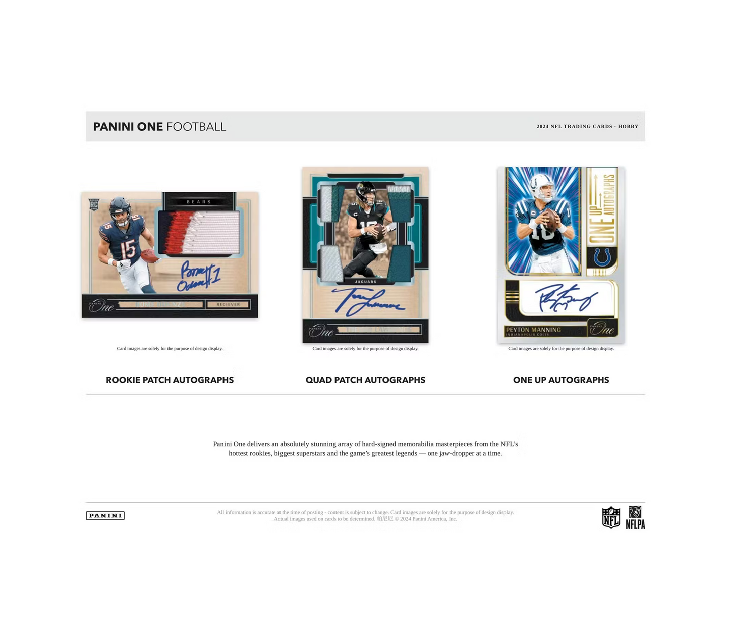 2024 Panini One Football Hobby 20-Box Case