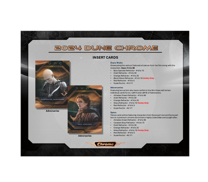 2024 Topps Dune Chrome Hobby 12-Box Case