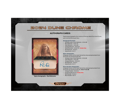 2024 Topps Dune Chrome Hobby 12-Box Case
