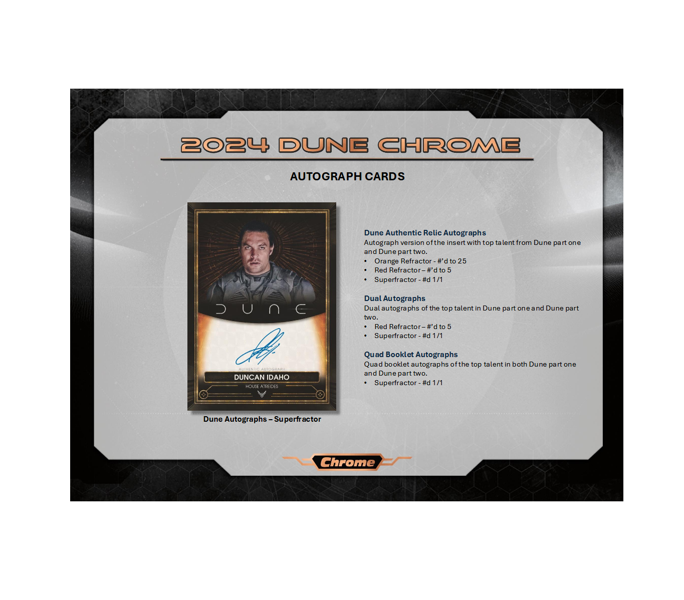2024 Topps Dune Chrome Blaster Box