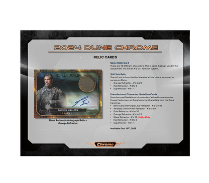 2024 Topps Dune Chrome Hobby 12-Box Case
