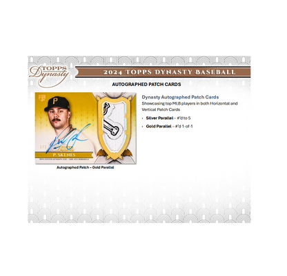 2024 Topps Dynasty Baseball Hobby 5-Box Case