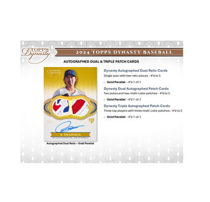 2024 Topps Dynasty Baseball Hobby 5-Box Case