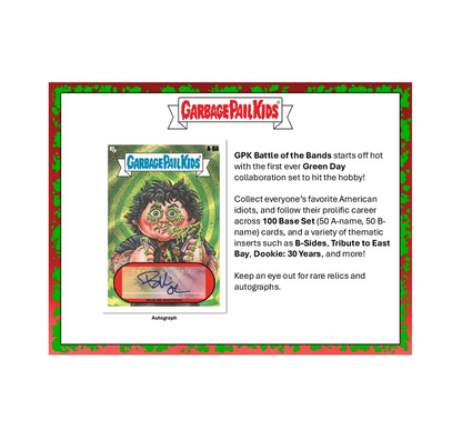 2024 Topps Garbage Pail Kids Battle Of The Bands: Green Day Hobby 20-Box Case