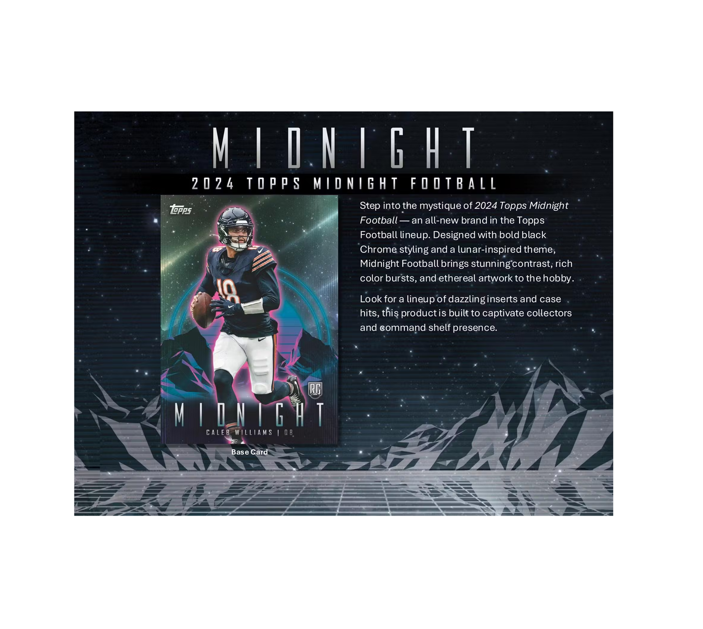 2024 Topps Midnight Football Hobby Box