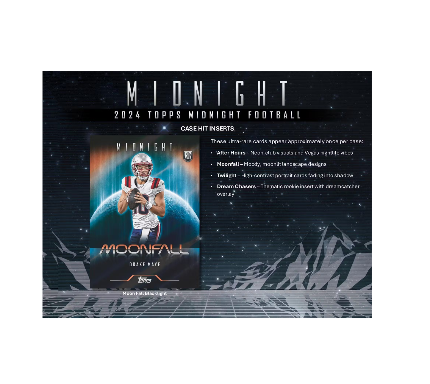 2024 Topps Midnight Football Hobby Box