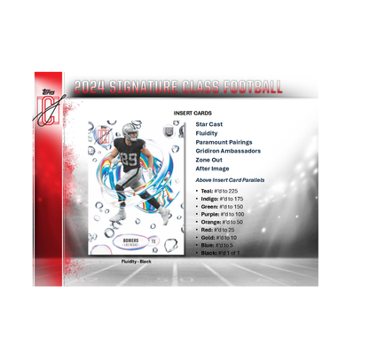 2024 Topps Signature Class Football Hobby Box