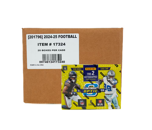 2024 Panini Contenders Optic Football Hobby 20-Box Case