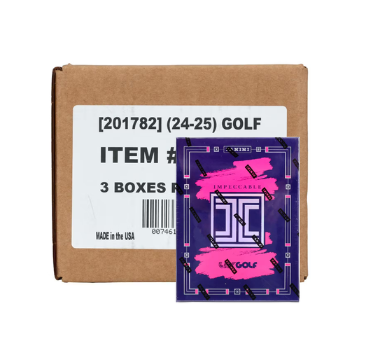 2024 Panini Impeccable LIV Golf Hobby 3-Box Case