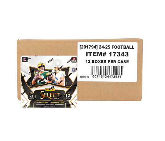 2024 Panini Select Football Hobby 12-Box Case