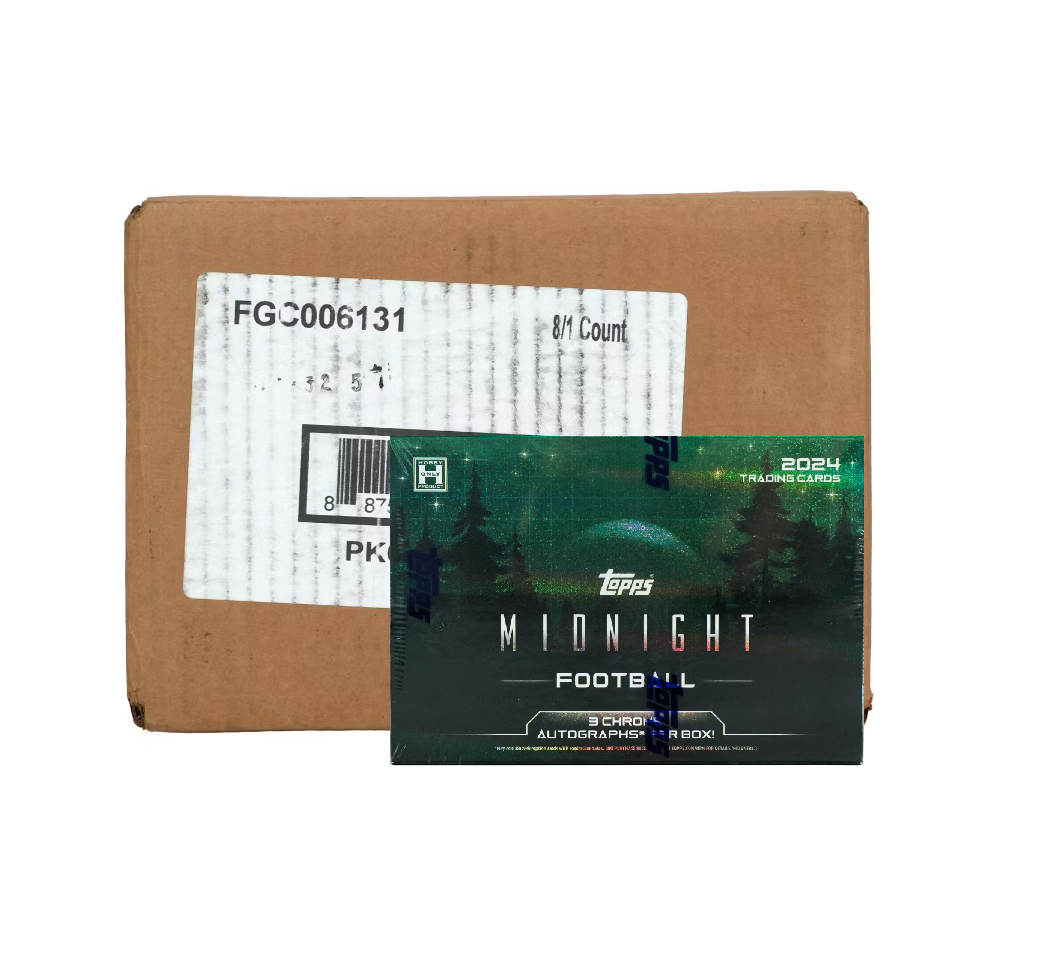 2024 Topps Midnight Football Hobby 8-Box Case
