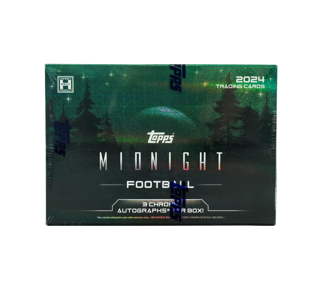 2024 Topps Midnight Football Hobby 8-Box Case