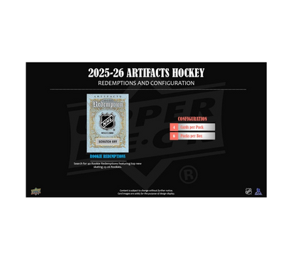 2025-26 Upper Deck Artifacts Hockey Blaster Box
