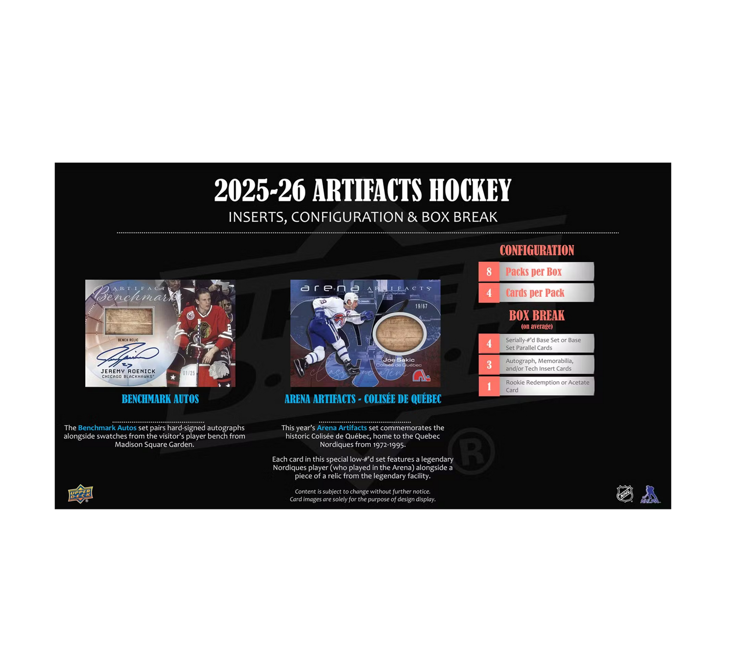2025-26 Upper Deck Artifacts Hockey Hobby Box