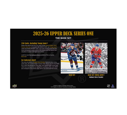 2025-26 Upper Deck Series 1 Hockey Blaster 20-Box Case