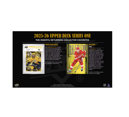 2025-26 Upper Deck Series 1 Hockey Hobby Box