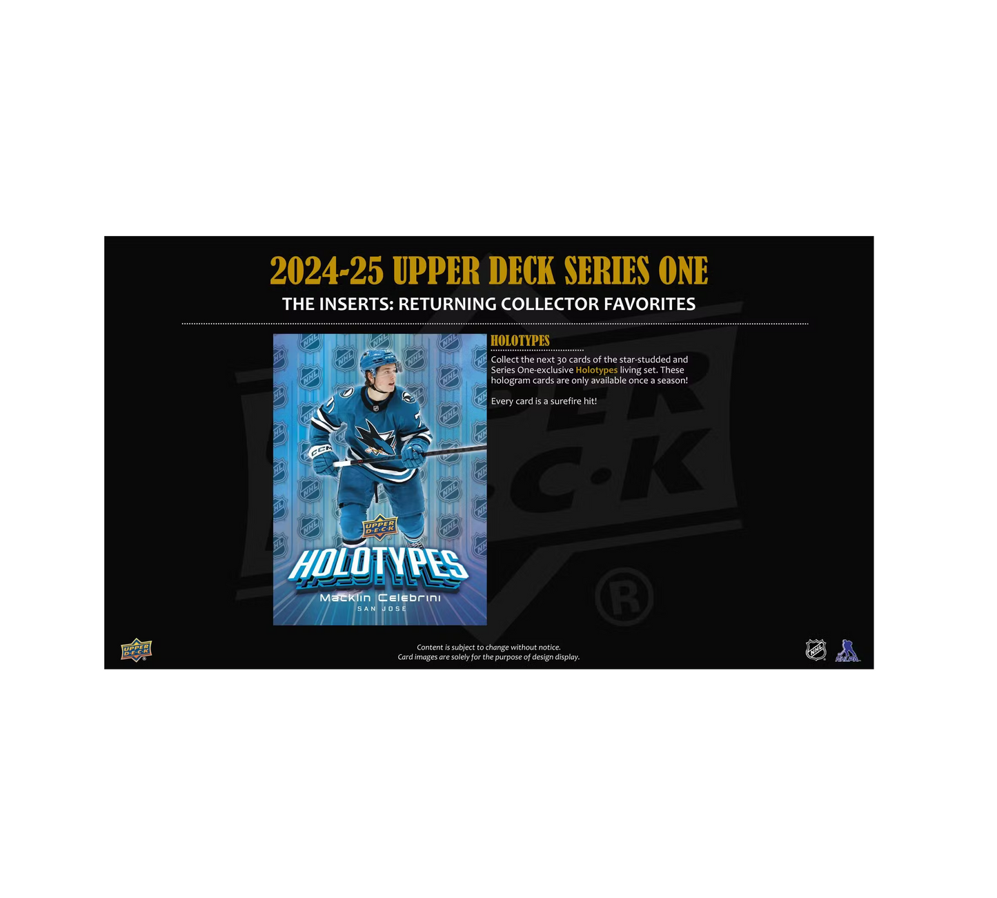 2025-26 Upper Deck Series 1 Hockey Hobby Box